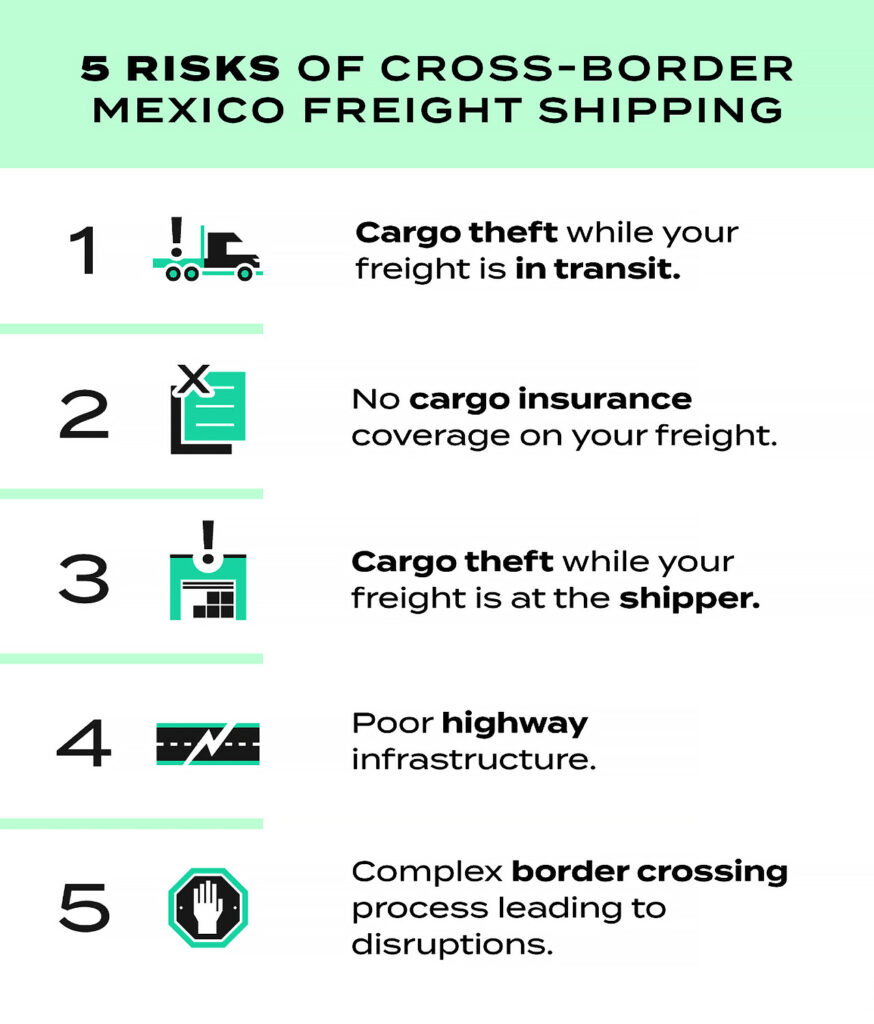 5 risks of cross-border Mexico freight shipping