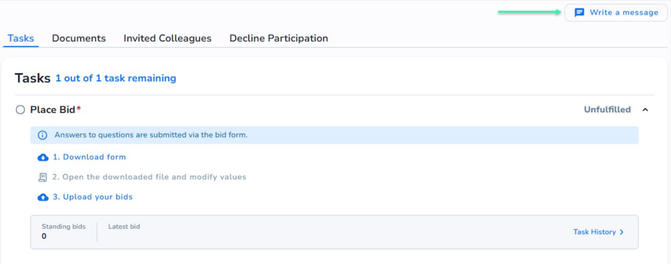 Submitting questions